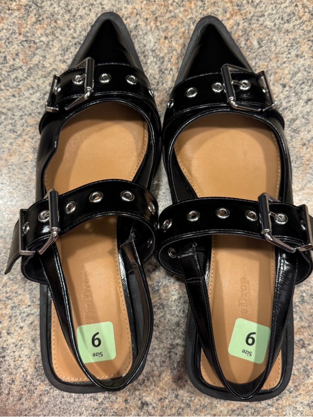 The Drop women’s Evie Moto pointed toe flat